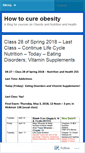 Mobile Screenshot of howtocureobesity.com