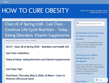 Tablet Screenshot of howtocureobesity.com